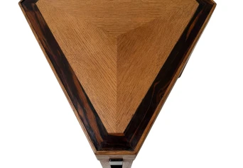 Art Deco Modernist Triangular Side Table by Anton Lucas, 1920s